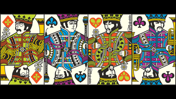 The Beatles (Orange) Playing Cards by theory11 - Image 6