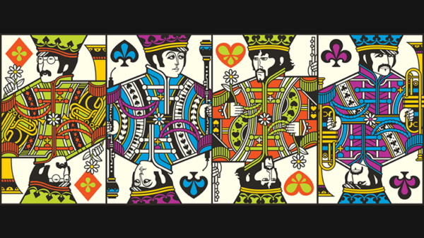 The Beatles (Green) Playing Cards by theory11 - Image 2