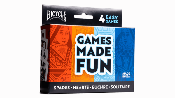 Bicycle 4 Game Pack (Euchre, Spades, Hearts and Solitaire) by US Playing Card - Image 4