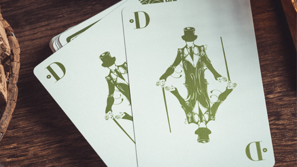 Smoke & Mirrors V8, Green (Deluxe) Edition Playing Cards by Dan & Dave - Image 3