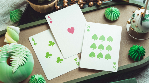 Glace Playing Cards (Green) by Bacon Playing Card Company - Image 5