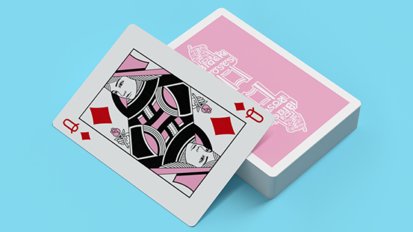 Pink BR Vintage Casino Playing Cards - Image 4