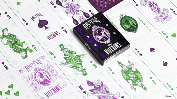 Bicycle Disney Villains (Purple)  by US Playing Card Co. - Image 2