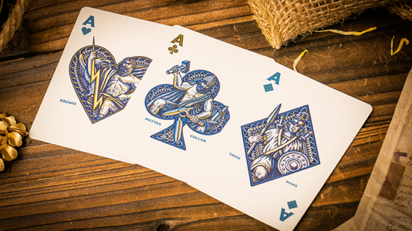 Caesar (Blue) Playing Cards by Riffle Shuffle - Image 2