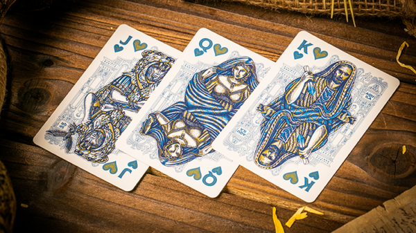 Caesar (Blue) Playing Cards by Riffle Shuffle - Image 5