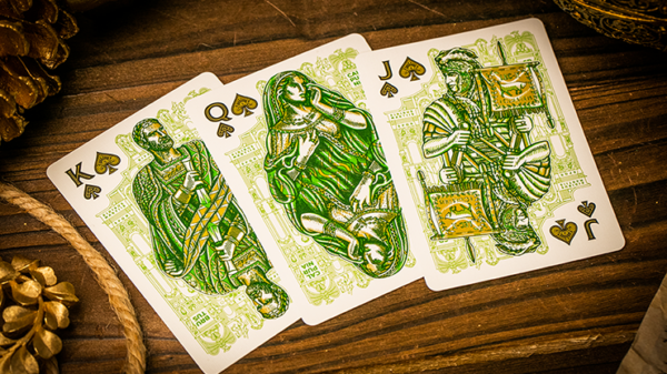 Caesar (Green) Playing Cards by Riffle Shuffle - Image 3