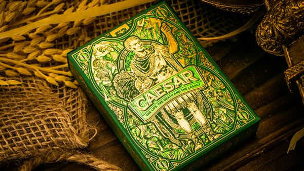 Caesar (Green) Playing Cards by Riffle Shuffle