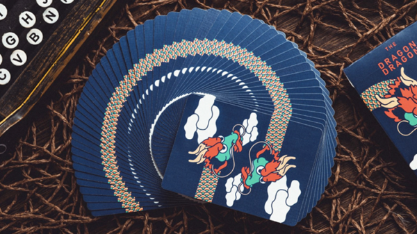 The Dragon (Blue) Playing Cards - Image 2