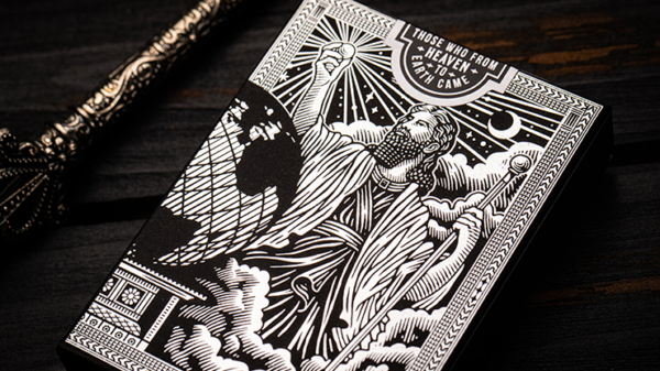 The Great Creator: Sky (Silver Foil) Edition Playing Cards by Riffle Shuffle - Image 2