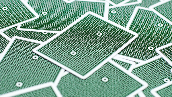 DMC ELITES V4: Marked Deck (Forest Green Phantom Finish) Playing Cards - Image 4